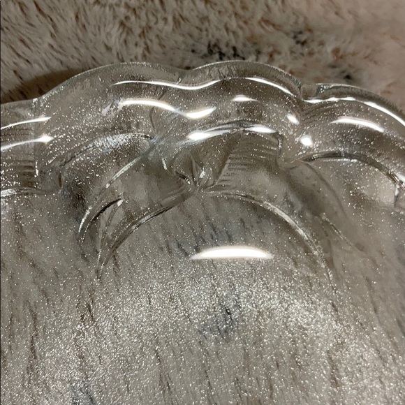 Beautiful small tray glass multicolored 10” x 8” perfect 🎅⛄️🎄decoration - Picture 3 of 8